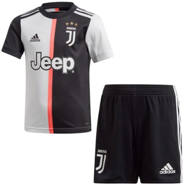 Maillot Football Juventus Domicile Enfant 2019-20 Blanc Noir